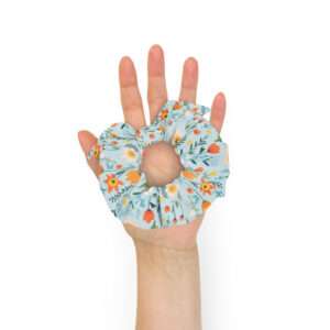 Spring Blossom – Recycled Scrunchie