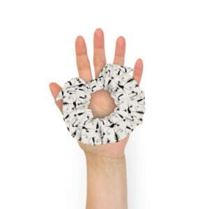 Cat Noir – Recycled Scrunchie