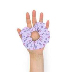 Purple Love – Recycled Scrunchie