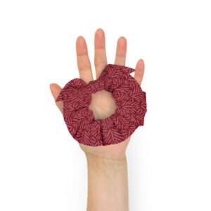 Red Bush – Recycled Scrunchie