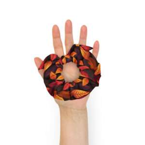 Autumn Garden – Recycled Scrunchie