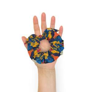 Feline Fiesta – Recycled Scrunchie