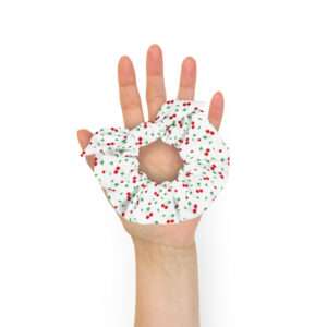 Cherries – Recycled Scrunchie