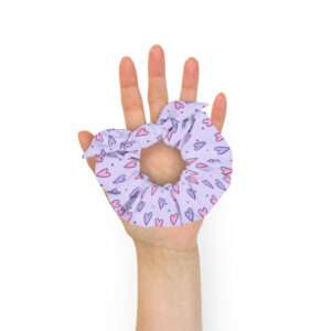 Purple Love – Recycled Scrunchie