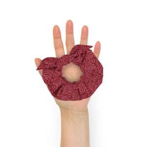 Red Bush – Recycled Scrunchie