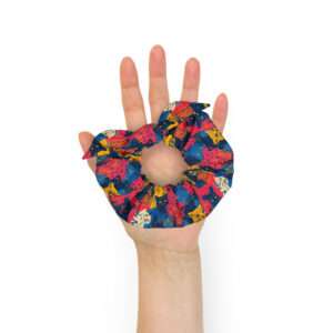 Feline Fiesta – Recycled Scrunchie