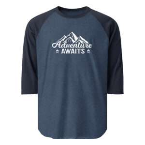 Adventure Awaits – 3/4 sleeve shirt