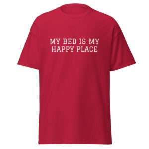 My Bed Is My Happy Place – Unisex classic tee