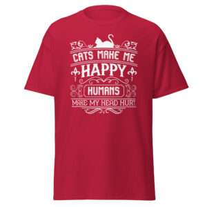 Cats Make Me Happy – Unisex classic tee