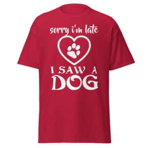 I Saw a Dog – Unisex classic tee