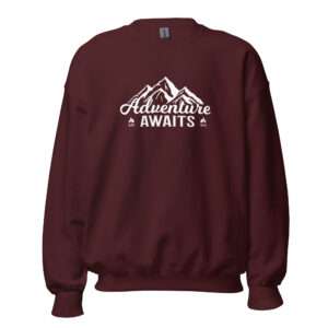 Adventure Awaits – Unisex Sweatshirt