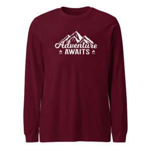 Adventure Awaits – Unisex Long Sleeve Tee