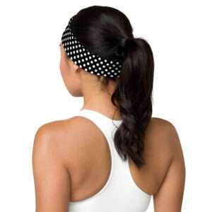 Polka Dots Black – Headband