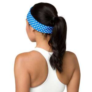 Polka Dots Blue – Headband