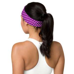 Polka Dots Purple – Headband