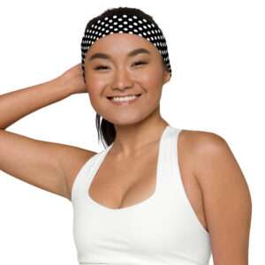 Polka Dots Black – Headband