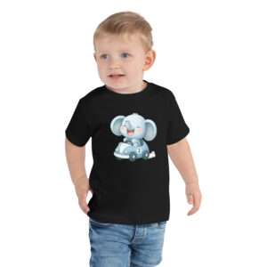 Elephant Racer – Toddler Short Sleeve Tee