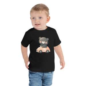 Black Bear Racer – Toddler Short Sleeve Tee