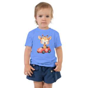 Giraffe Racer 2 – Toddler Short Sleeve Tee