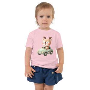 Deer racer – Toddler Short Sleeve Tee