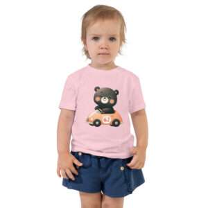 Black Bear Racer – Toddler Short Sleeve Tee