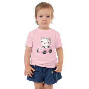 Cat Racer – Toddler Short Sleeve Tee