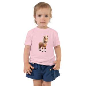 Cute Horse – Toddler Short Sleeve Tee