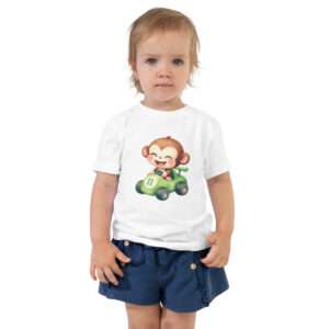 Monkey Racer – Toddler Short Sleeve Tee