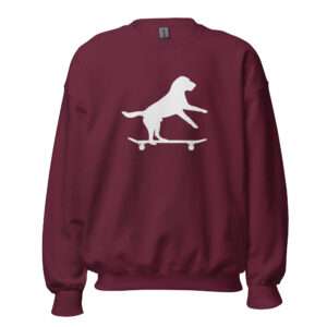 Skateboarding Dog – Unisex Sweatshirt