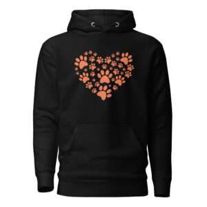 Love Dogs Heart – Unisex Hoodie