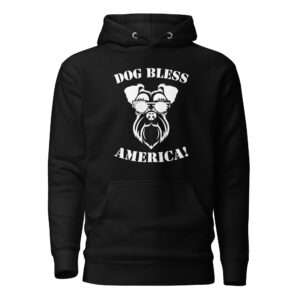 Dog Bless America – Unisex Hoodie