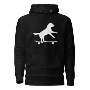 Skateboarding Dog – Unisex Hoodie